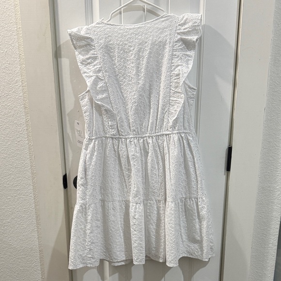 White Ruffled Dress - Picture 8 of 8